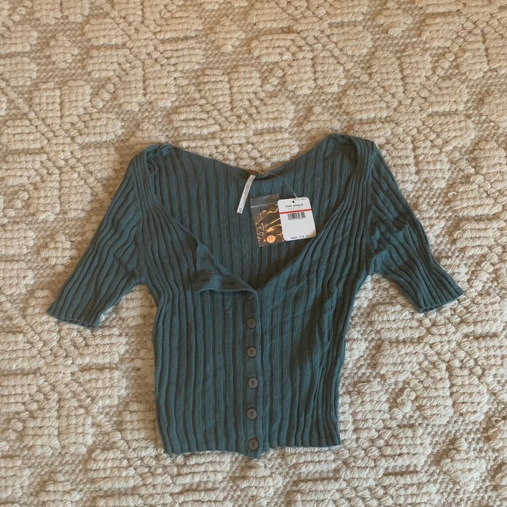 Free People Little Cutie Cardigan Sweater